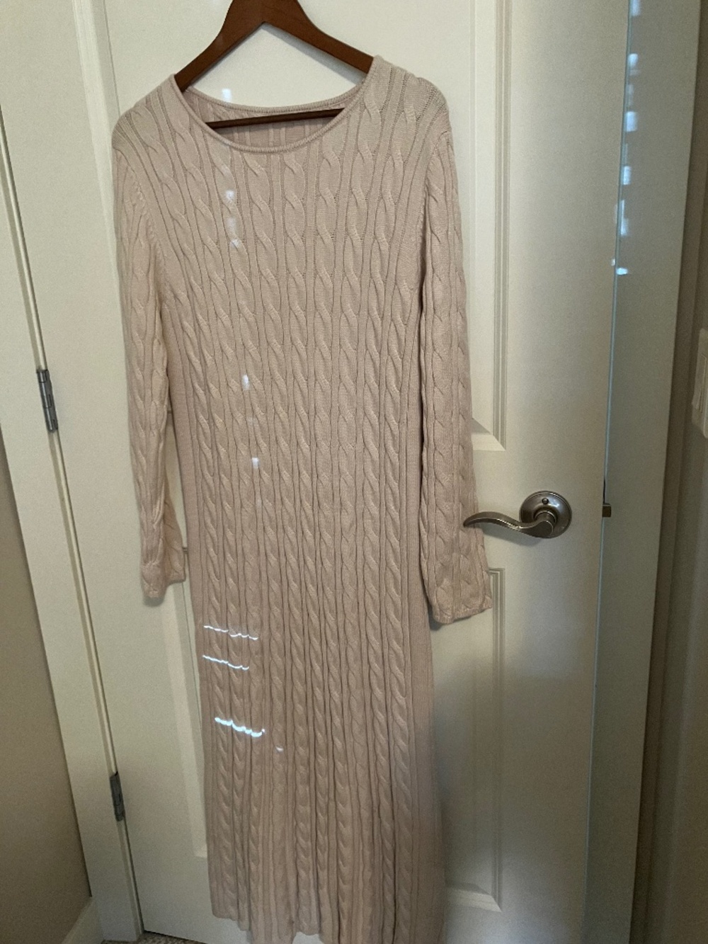 NWT CLAUDIA™ Luxe Cable-Knit Long Maxi Dress